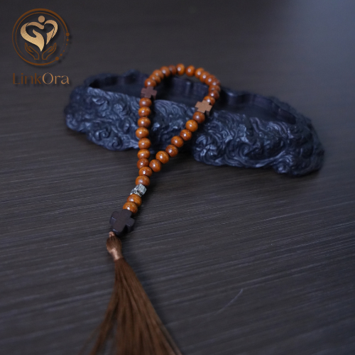 LinkOra Rosary Style Bead with Tassel