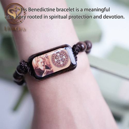 LinkOra Painted Benedictine bracelet (beads) - Image 4