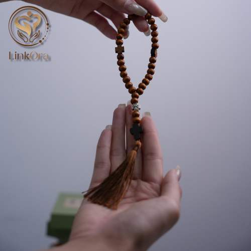 LinkOra Rosary Style Bead with Tassel - Image 3
