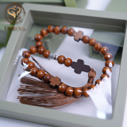 LinkOra Rosary Style Bead with Tassel - Image 2